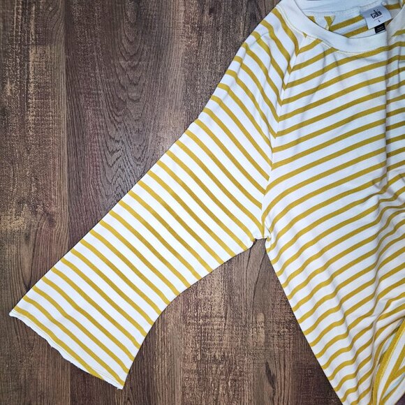 CAbi The Dreamer Standard Sweatshirt Long Sleeve Tee Top L Sun Stripe - Picture 6 of 9